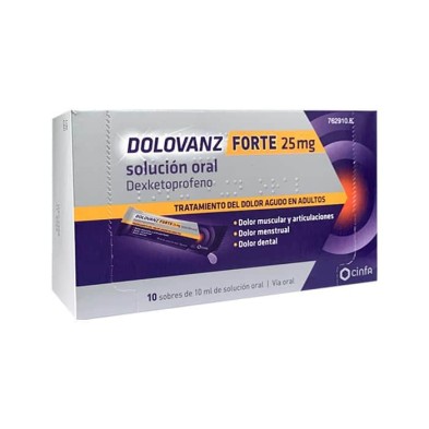 DOLOVANZ FORTE SOBRES 25MG