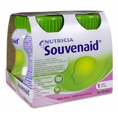 SOUVENAID FRESA 125 ML  4 BOTELLAS