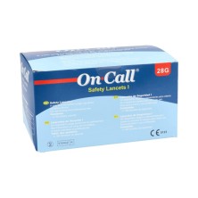 ON CALL LANCETAS DE SEGURIDAD 100 U