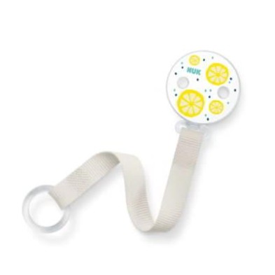 CINTA SUJETA CHUPETES NUK LIMITED EDITION FRUITS 1 UNIDAD