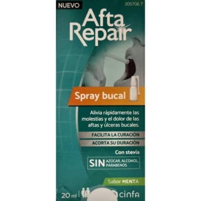 AFTA REPAIR SPRAY BUCAL 1 ENVASE 20 ML SABOR MENTA