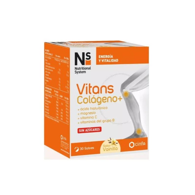 NS VITANS COLAGENO+ 30 SOBRES VAINILLA