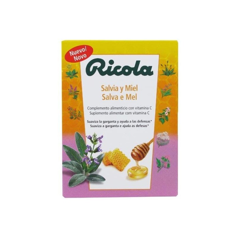 RICOLA PASTILLAS SALVIA MIEL 50 G
