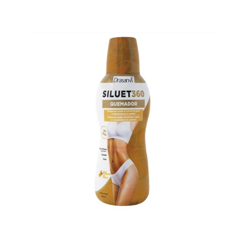 DRASANVI SILUET 360º QUEMADOR 1 BOTELLA 600 ML SABOR MANDARINA