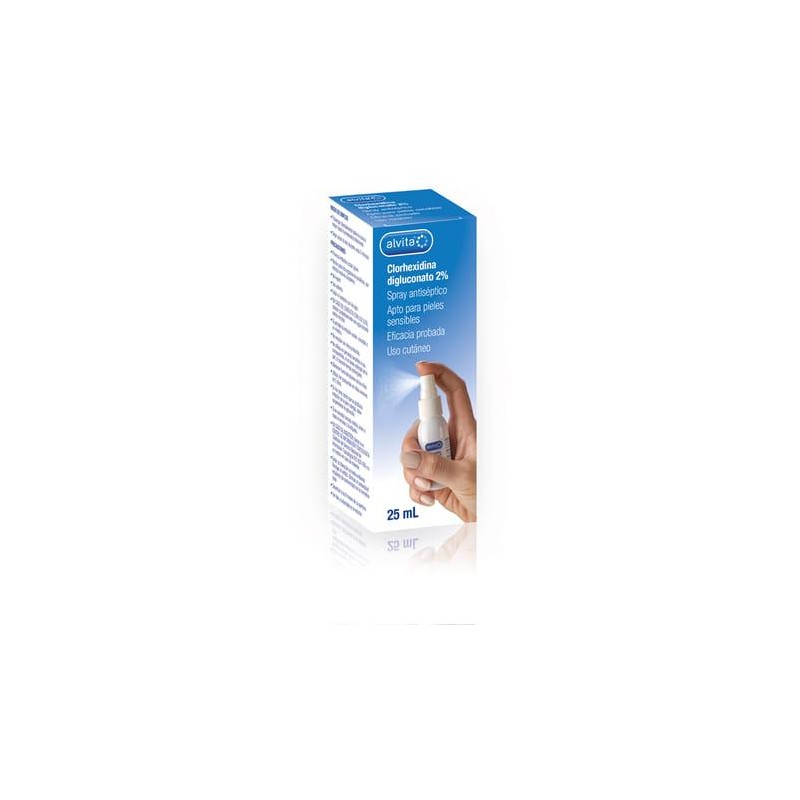 ALVITA CLORHEXIDINA DIGLUCONATO 2% 25ML SPRAY ANTISEPTICO
