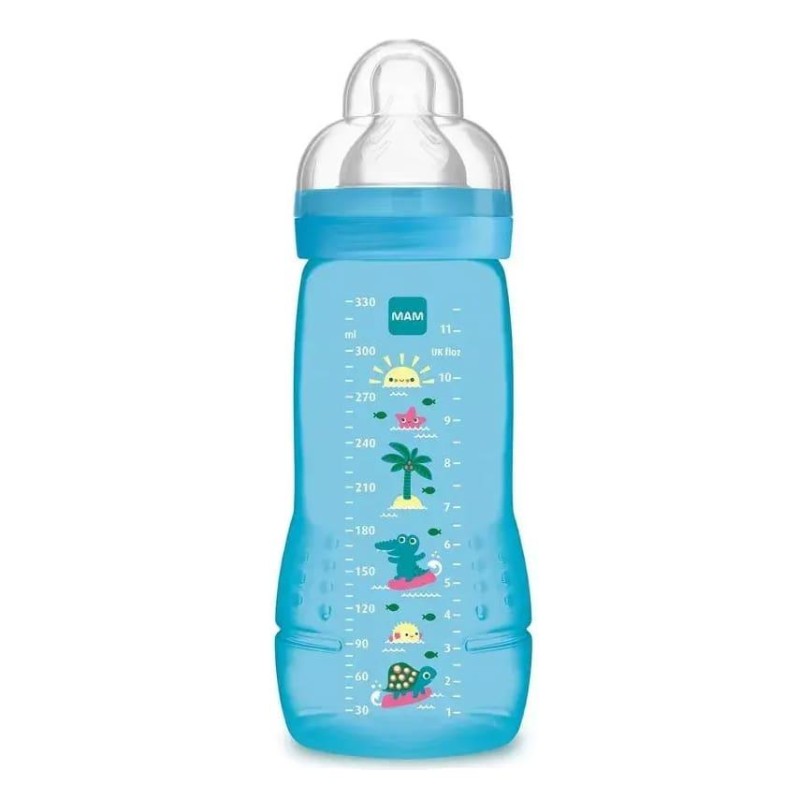 BIBERON MAM EASY ACTIVE 330 ML AZUL