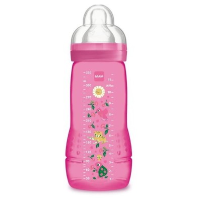 BIBERON MAM EASY ACTIVE 330 ML ROSA