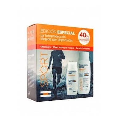 PACK SPORT FOTOPROTECTOR ISDIN FUSION SPF50+ GEL