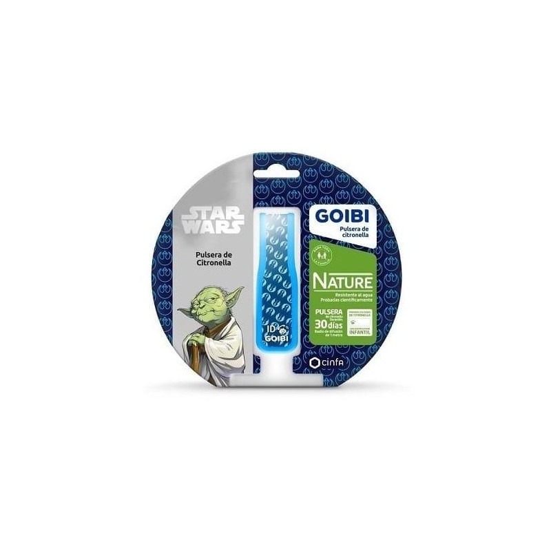 GOIBI PULSERA DE CITRONELLA NATURE 1 PULSERA STAR WARS YODA