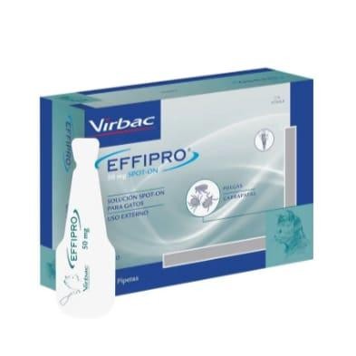 EFFIPRO 50 MG SOLUCION SPOT-ON PARA GATOS 4 PIPETAS 0,5 ML (TERMOFORMADA)