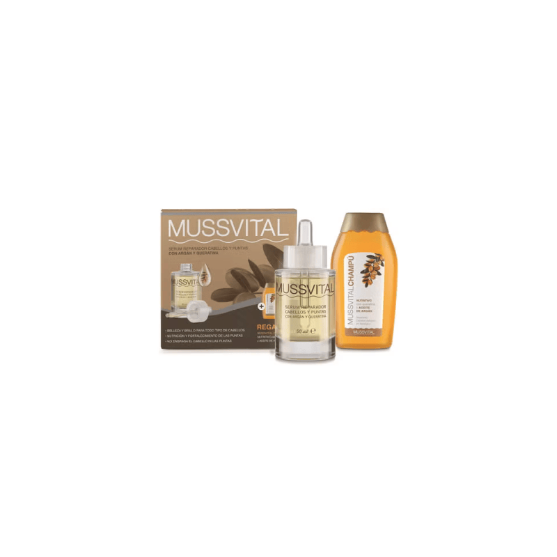 MUSSVITAL PACK SERUM REPARADOR ARGAN+CHAMPU ARGA