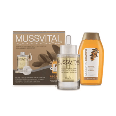 MUSSVITAL PACK SERUM REPARADOR ARGAN+CHAMPU ARGA