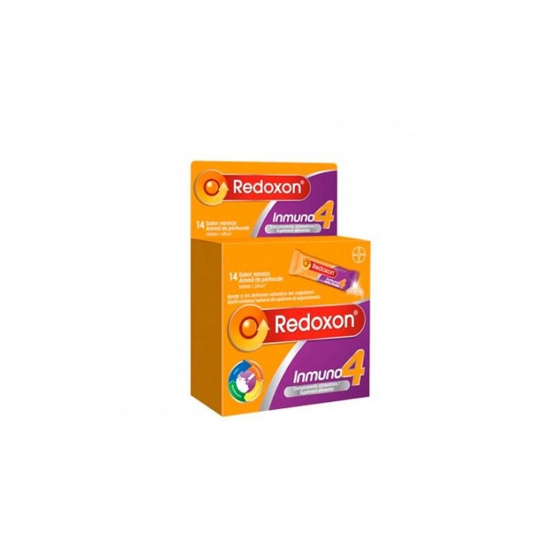 Redoxon Inmuno 4 Vitaminas Defensas Naturales - 14 sob