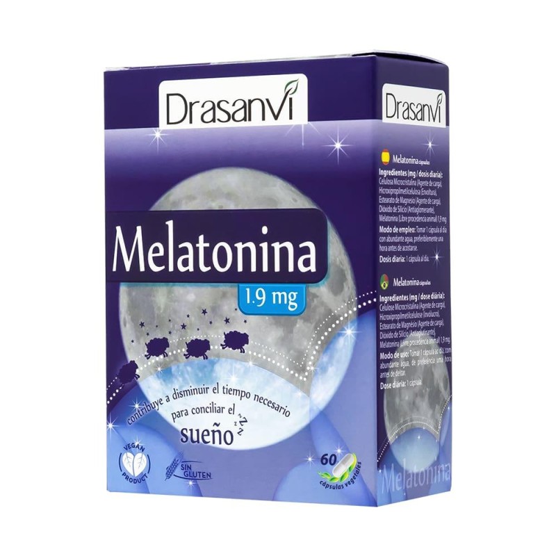 DRASANVI MELATONINA 1,90 MG 60 CAPSULAS