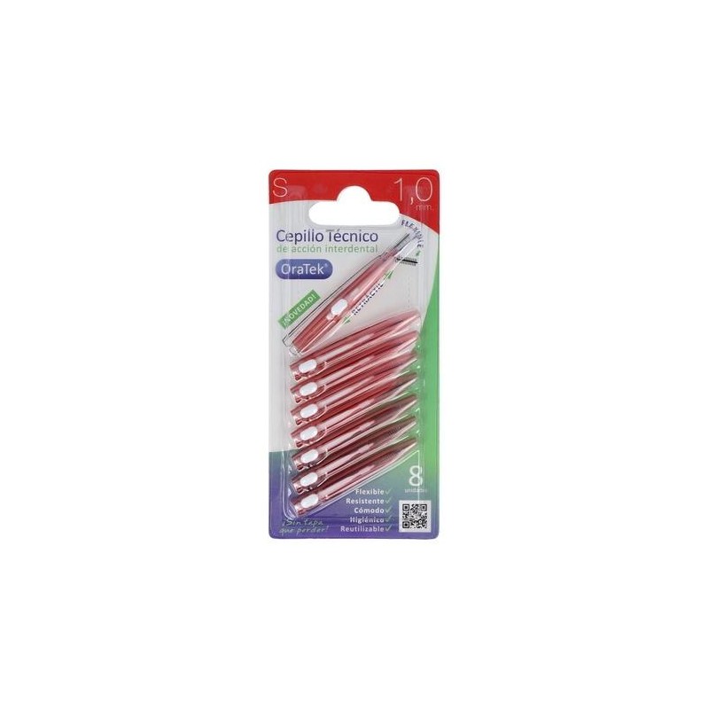 ORATEK RETRACTIL CEPILLO INTERDENTAL 1 MM 8 CEPI