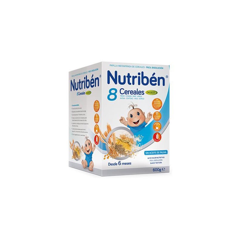 NUTRIBEN PAPILLA 8 CEREALES DIGEST 600 GR