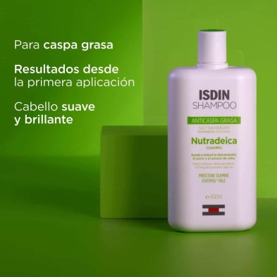 ISDIN SHAMPOO ANTICASPA NUTRADEICA GRASA 400 ML