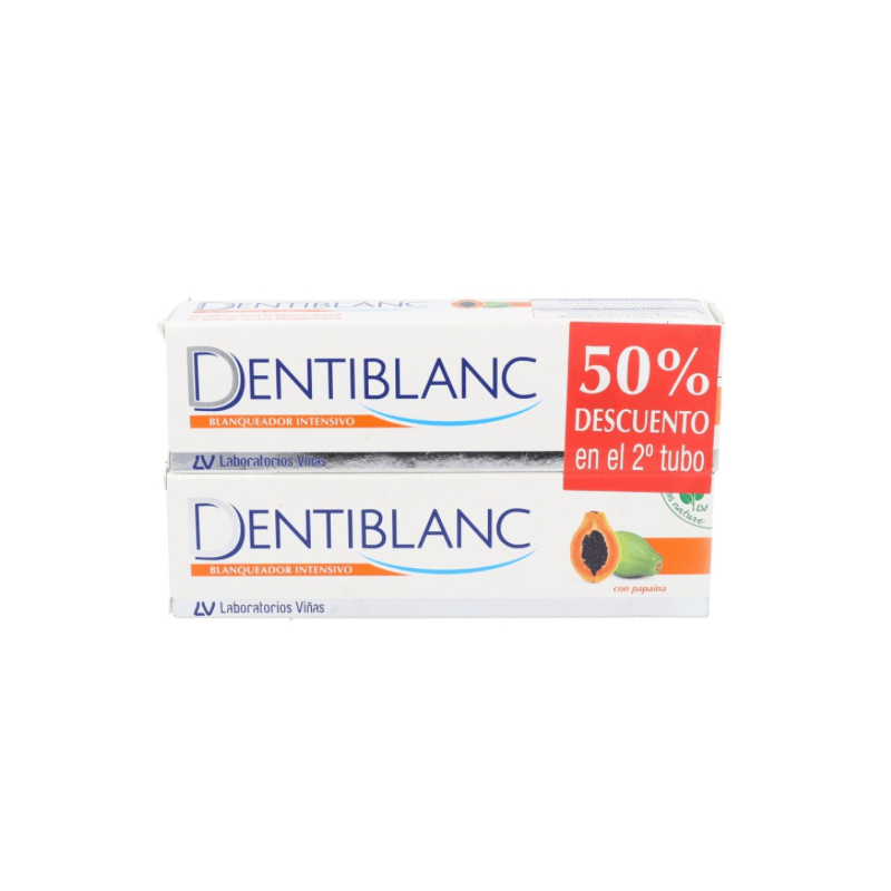 DENTIBLANC BLANQUEADOR INTENSIVO PASTA DENTAL DUPLO 100 + 100 ML