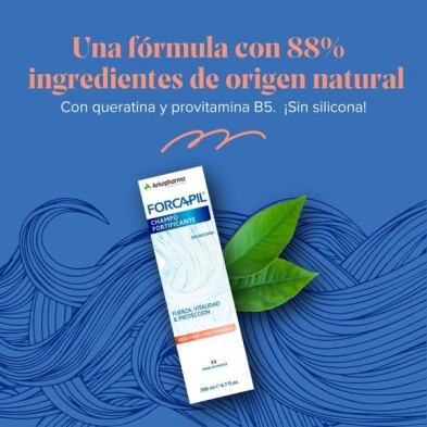 FORCAPIL CHAMPU FORTIFICANTE CON KERATINA 1 ENVASE 200 ML