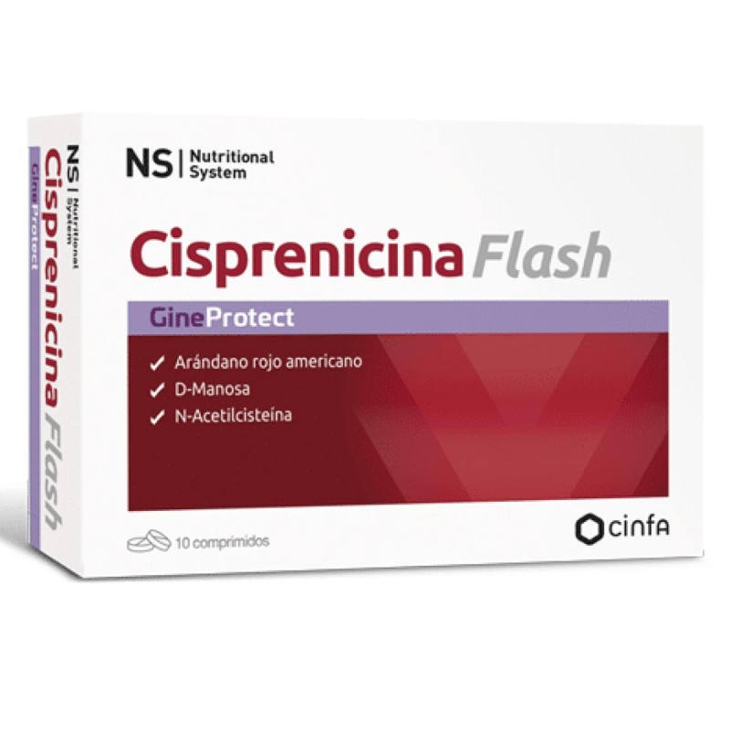 NS GINEPROTECT CISPRENICINA FLASH 10 COMPRIMIDOS