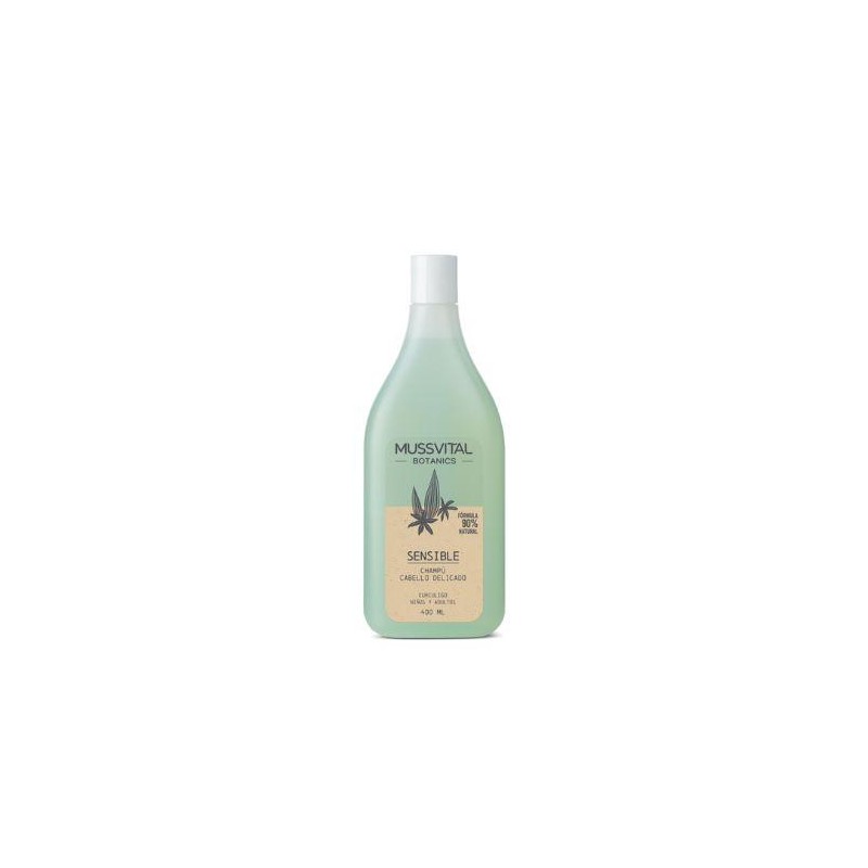MUSSVITAL BOTANICS CHAMPU CABELLO SENSIBLE Y DELICADO 1 ENVASE 400 ML