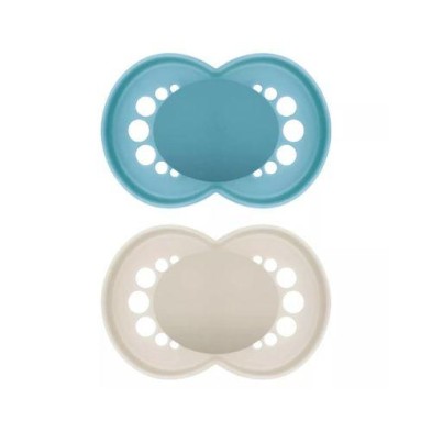 CHUPETE SIL MAM ORIGINAL +16 2U COLOR NEUTRO