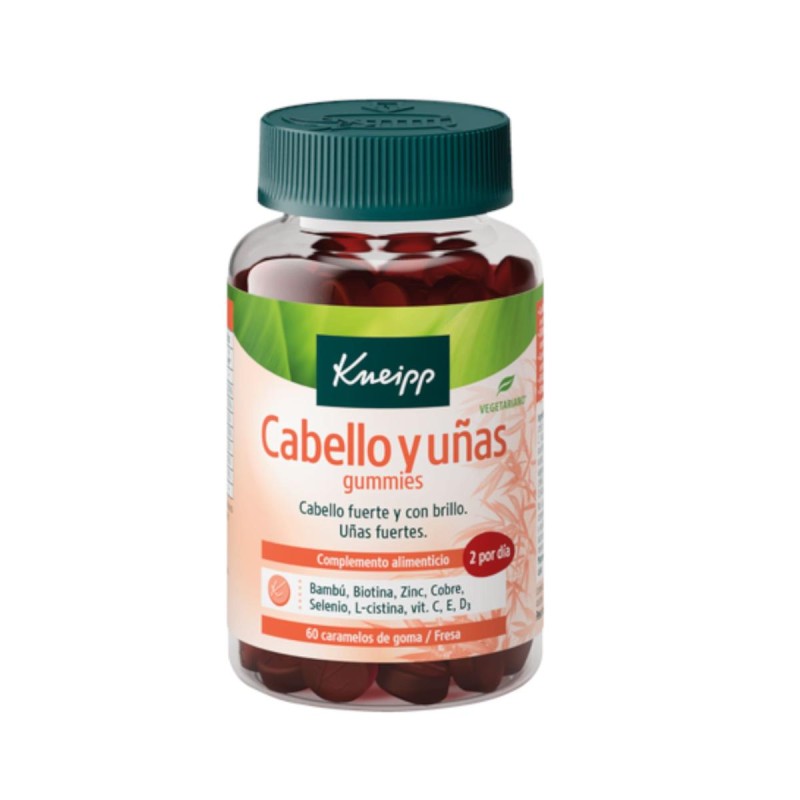 KNEIPP CABELLO Y UÑAS 60 GUMMIES SABOR FRESA