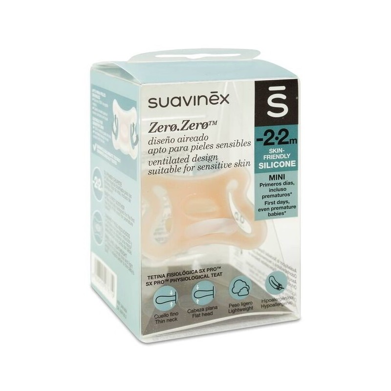 CHUPETE SIL FIS SUAVINEX SX PRO ZERO-ZERO -2 M 1U