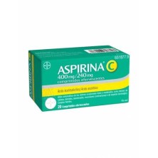 ASPIRINA C 400/240 MG 20 COMPRIMIDOS EFERVESCENT