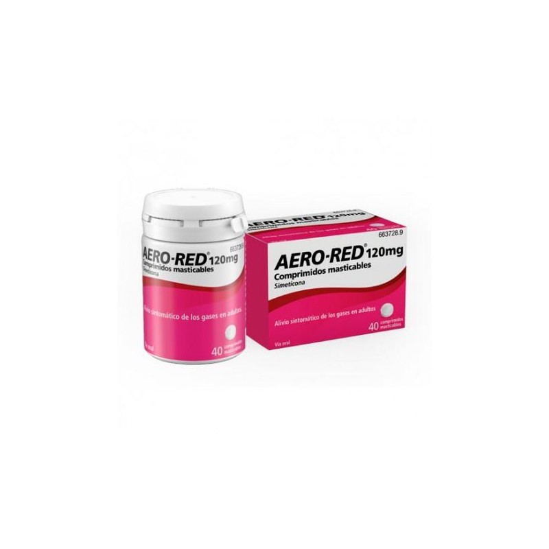 AERO RED 120 MG 40 COMPRIMIDOS MASTICABLES