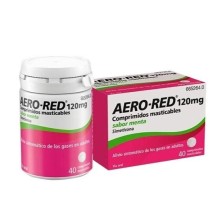 AERO RED 120 MG 40 COMPRIMIDOS MASTICABLES MENTA