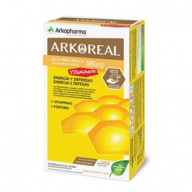 ARKOREAL JALEA REAL 500 MG VITAMINADA 20 AMPOLLAS