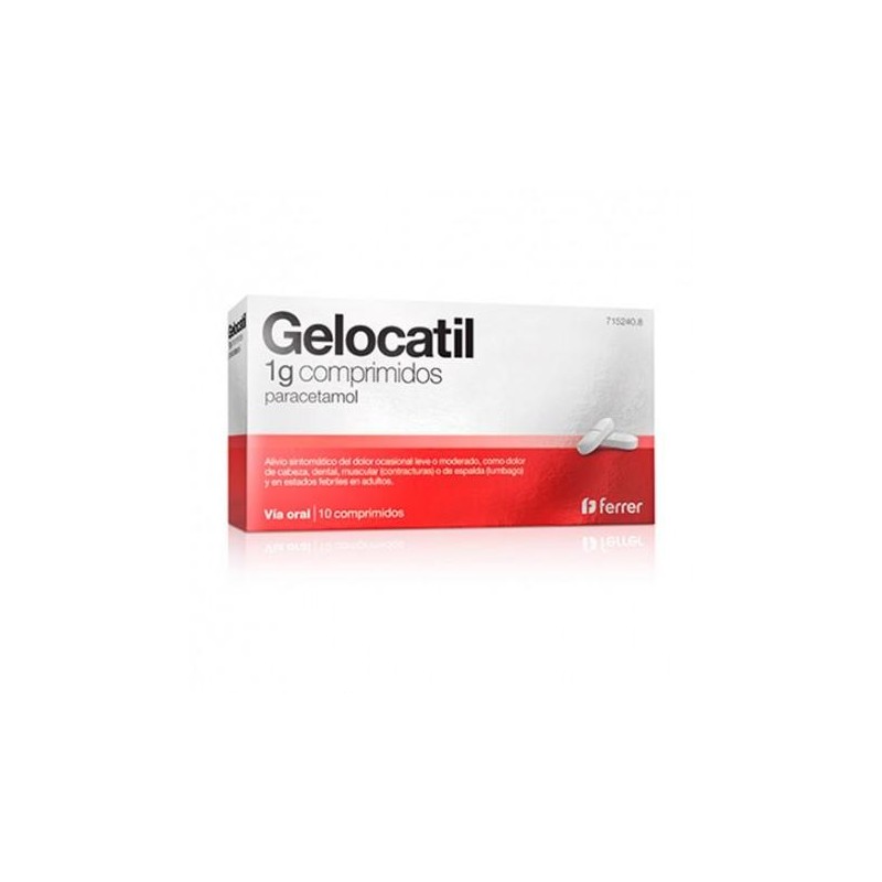 GELOCATIL 1 G 10 COMPRIMIDOS