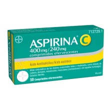 ASPIRINA C 400/240 MG 10 COMPRIMIDOS EFERVESCENT