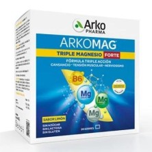 ARKOMAG TRIPLE MAGNESIO FORTE 20 SOBRES SABOR LIMON
