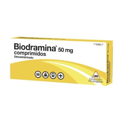 BIODRAMINA 50 MG 12 COMPRIMIDOS