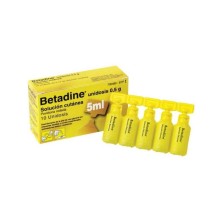 BETADINE 10% SOLUCION TOPICA 10 UNIDOSIS 5 ML