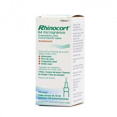 RHINOCORT  PULVERIZACION NASAL 120 DOSIS