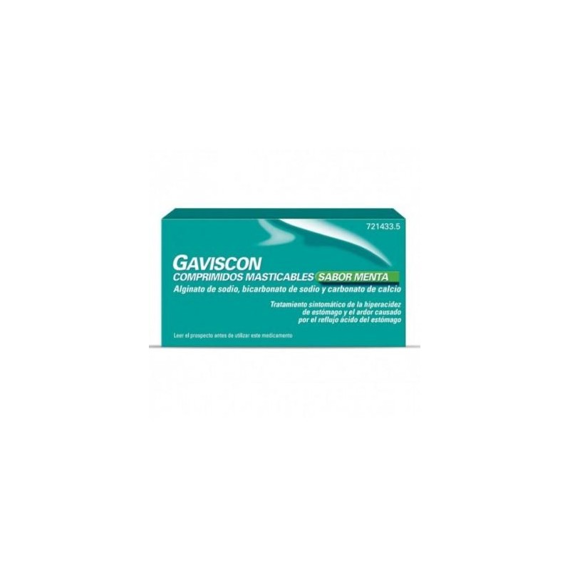 GAVISCON 24 COMPRIMIDOS MASTICABLES (SABOR MENTA)