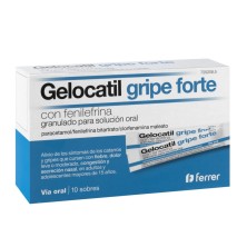 GELOCATIL GRIPE FORTE CON FENILEFRINA 10 SOBRES