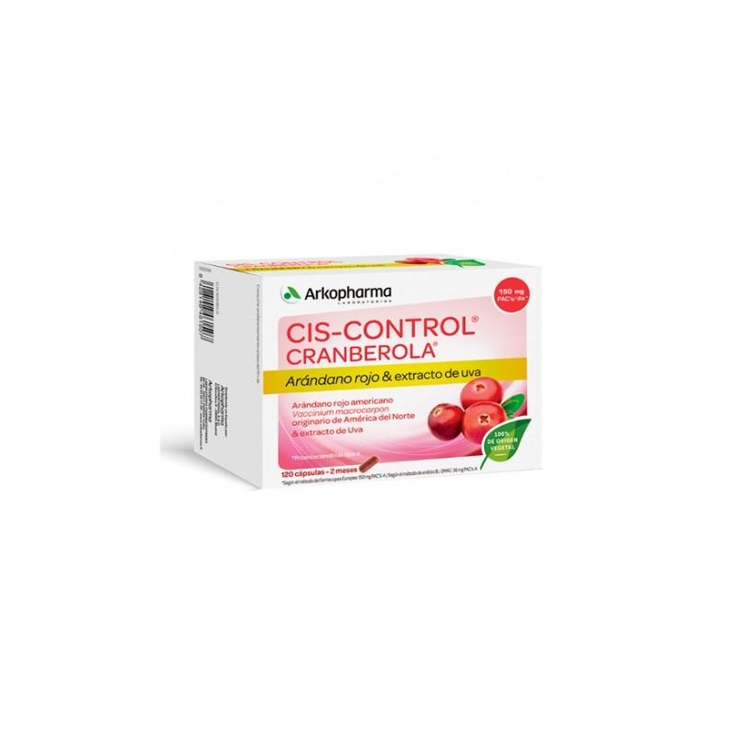 ARKOPHARMA CIS-CONTROL CRANBEROLA 120 CAPSULAS