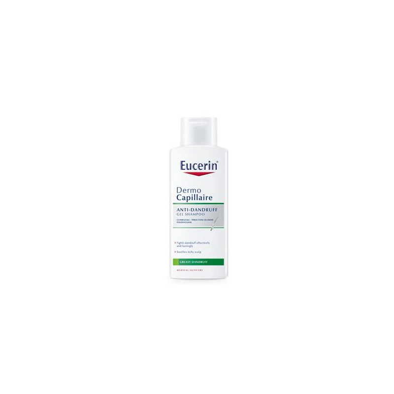 EUCERIN DERMOCAPILLAIRE CHAMPU ANTICASPA GRASA 250 ML