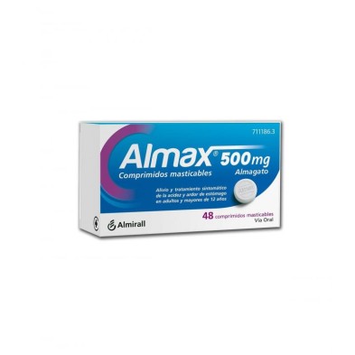 ALMAX 500 MG 48 COMPRIMIDOS MASTICABLES