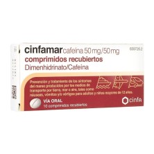 CINFAMAR CAFEINA 50/50 MG 10 COMPRIMIDOS