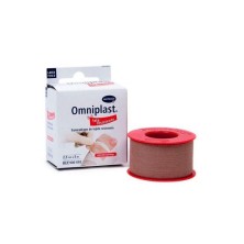 ESPARADRAPO HIPOALERGICO OMNIPLAST TEJIDO RESISTENTE 2,5x5 CMS