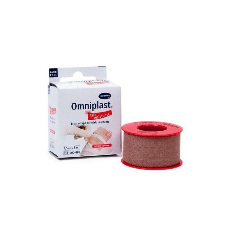 ESPARADRAPO HIPOALERGICO OMNIPLAST TEJIDO RESISTENTE 2,5x5 CMS
