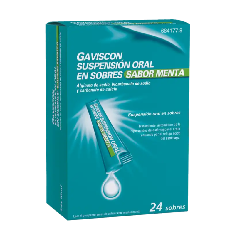 GAVISCON 24 SOBRES SUSPENSION ORAL