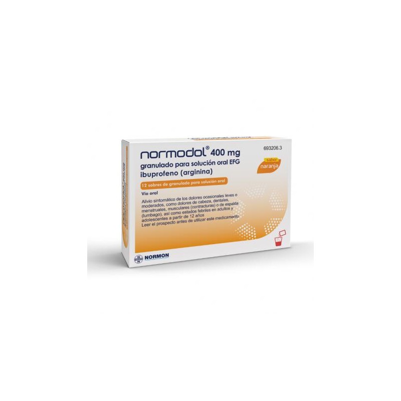 NORMODOL EFG 400 MG 12 SOBRES