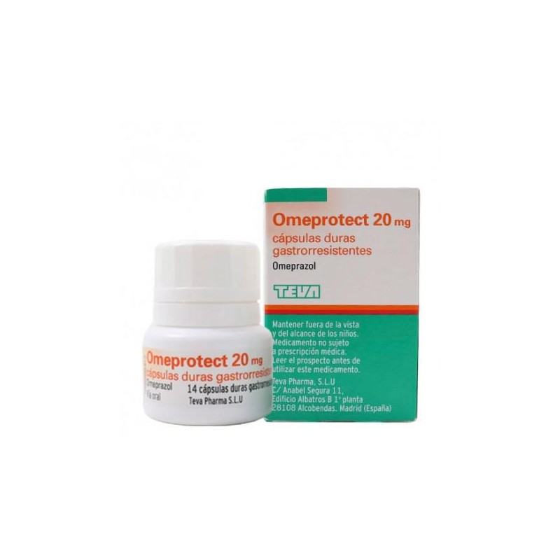 OMEPROTECT 20 MG 14 CAPSULAS GASTRORRESISTENTES (FRASCO)