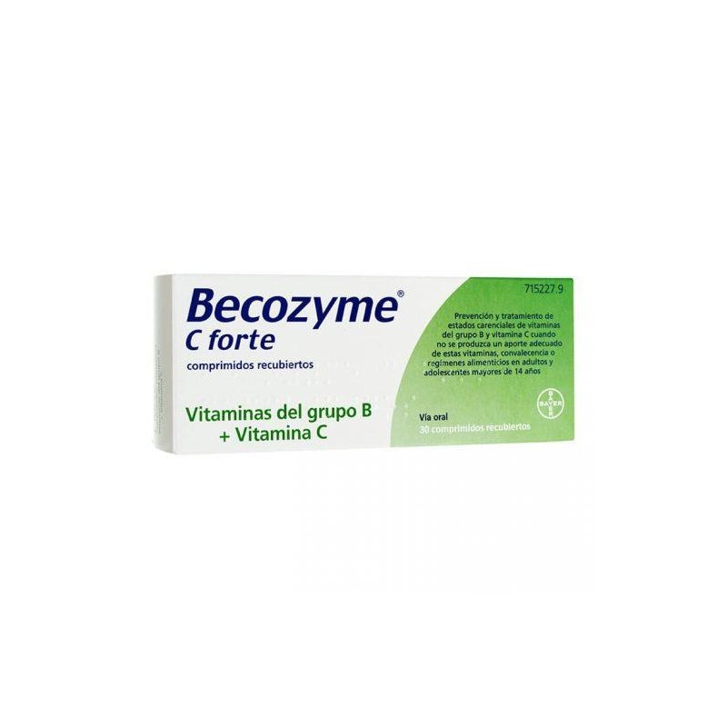 BECOZYME C FORTE 30 COMPRIMIDOS